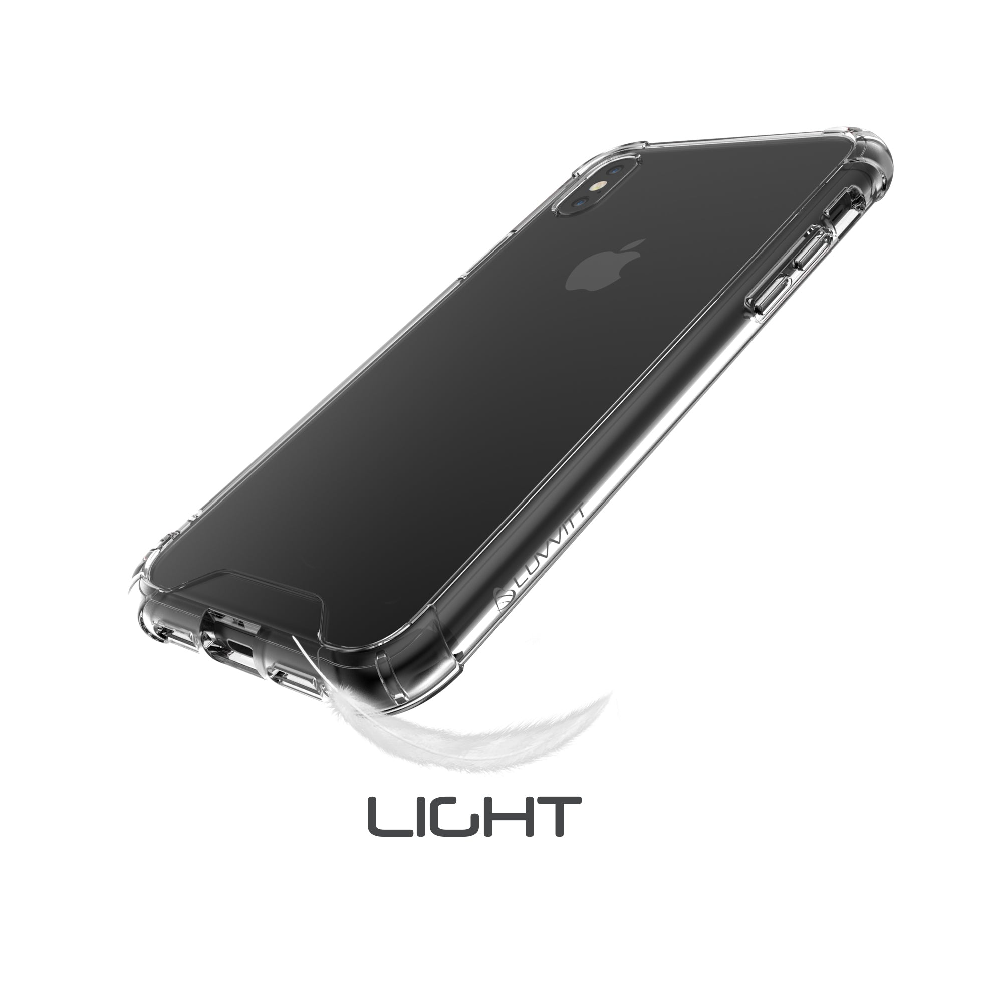 Luvvitt Crystal View Hybrid Case for iPhone XS Max with 6.5 inch Screen 2018