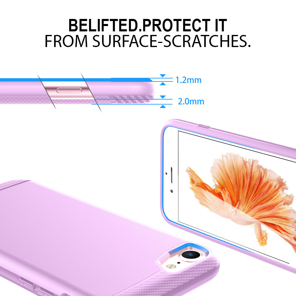 Luvvitt Sleek Armor Slim Case for iPhone 7 / 8 / SE 2020 - Pink