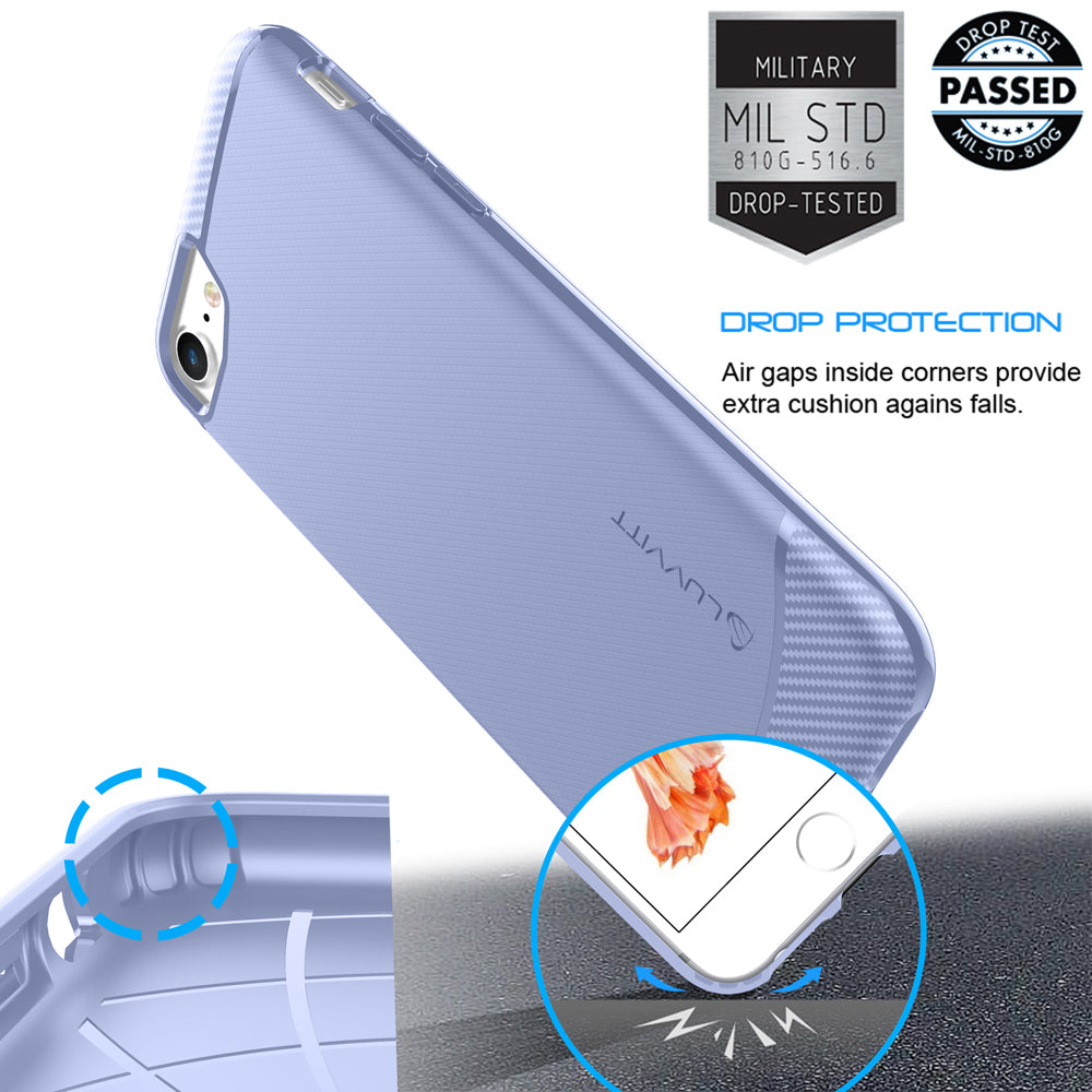 LUVVITT SLEEK ARMOR Case for iPhone 7 PLUS | Shock Absorbing Back Cover - Violet