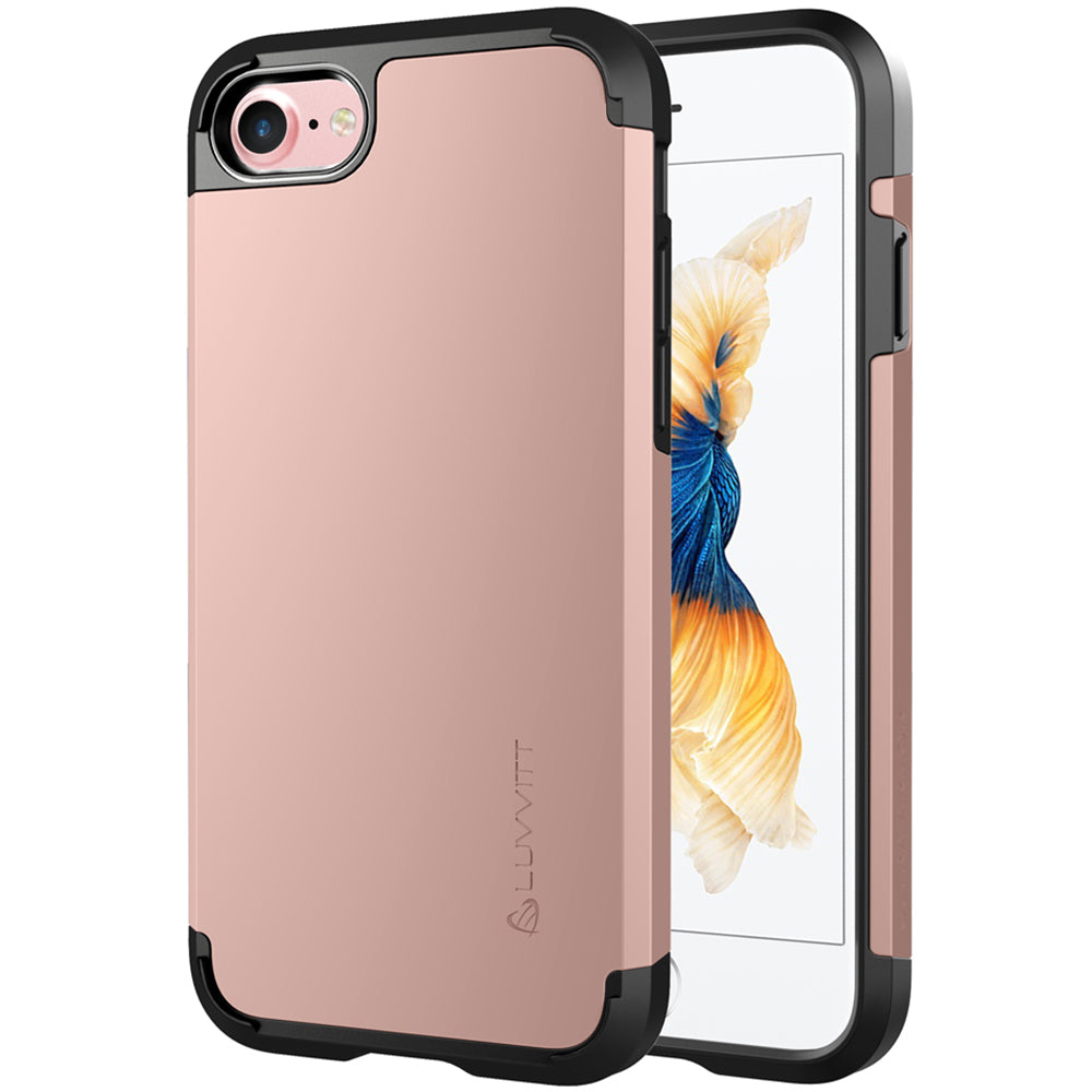 Luvvitt Ultra Armor Dual Layer Case for iPhone 8 - Rose Gold