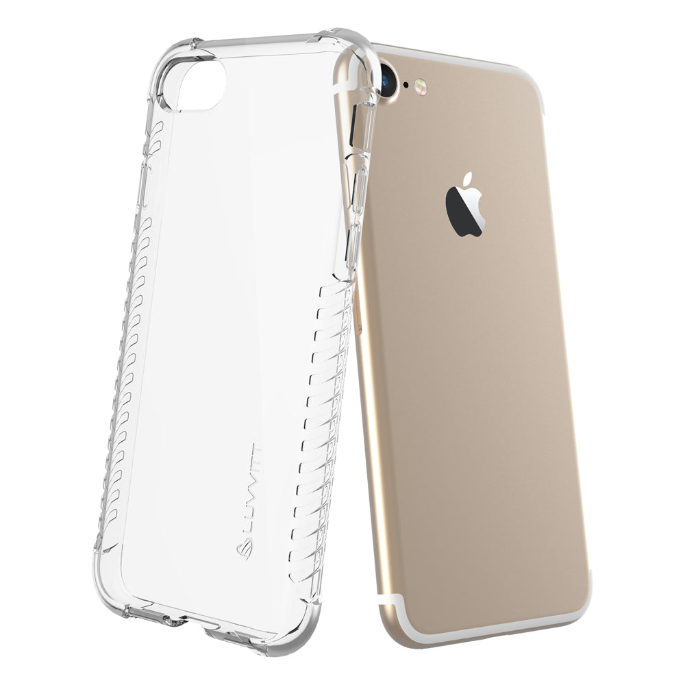 Luvvitt Clear Grip Case for iPhone 8 - Crystal Clear