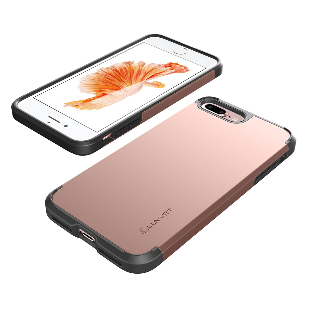 Luvvitt Ultra Armor Dual Layer Case for iPhone 8 Plus - Rose Gold