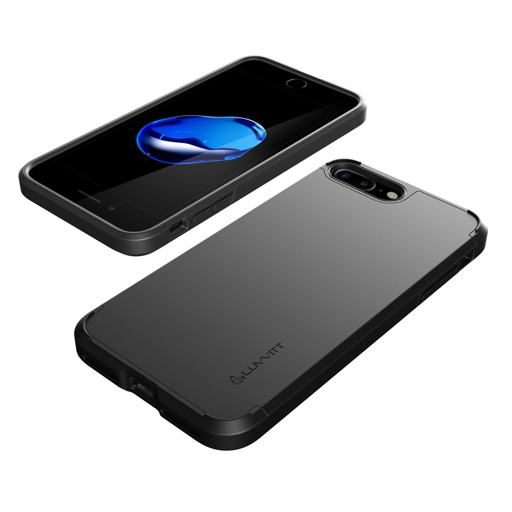 Luvvitt Ultra Armor Dual Layer Case for iPhone 8 Plus - Black