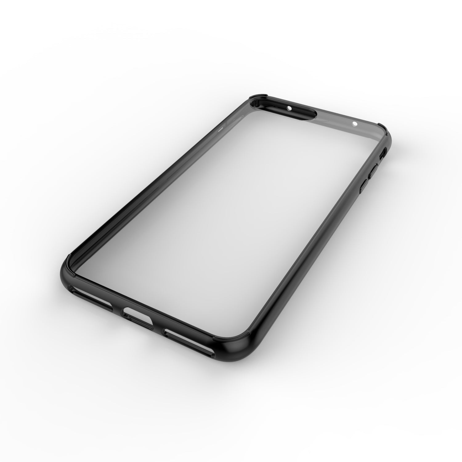 Luvvitt Crystal View Hybrid Case for iPhone 7 Plus and 8 Plus - Crystal Black
