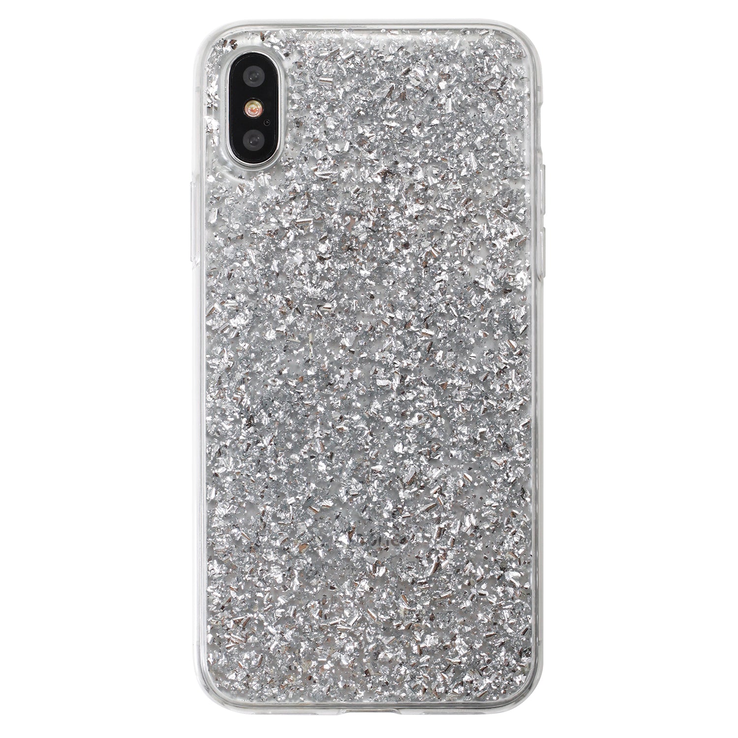 Luvvitt Brilliance Case for iPhone XS / X with Glitter - Silver