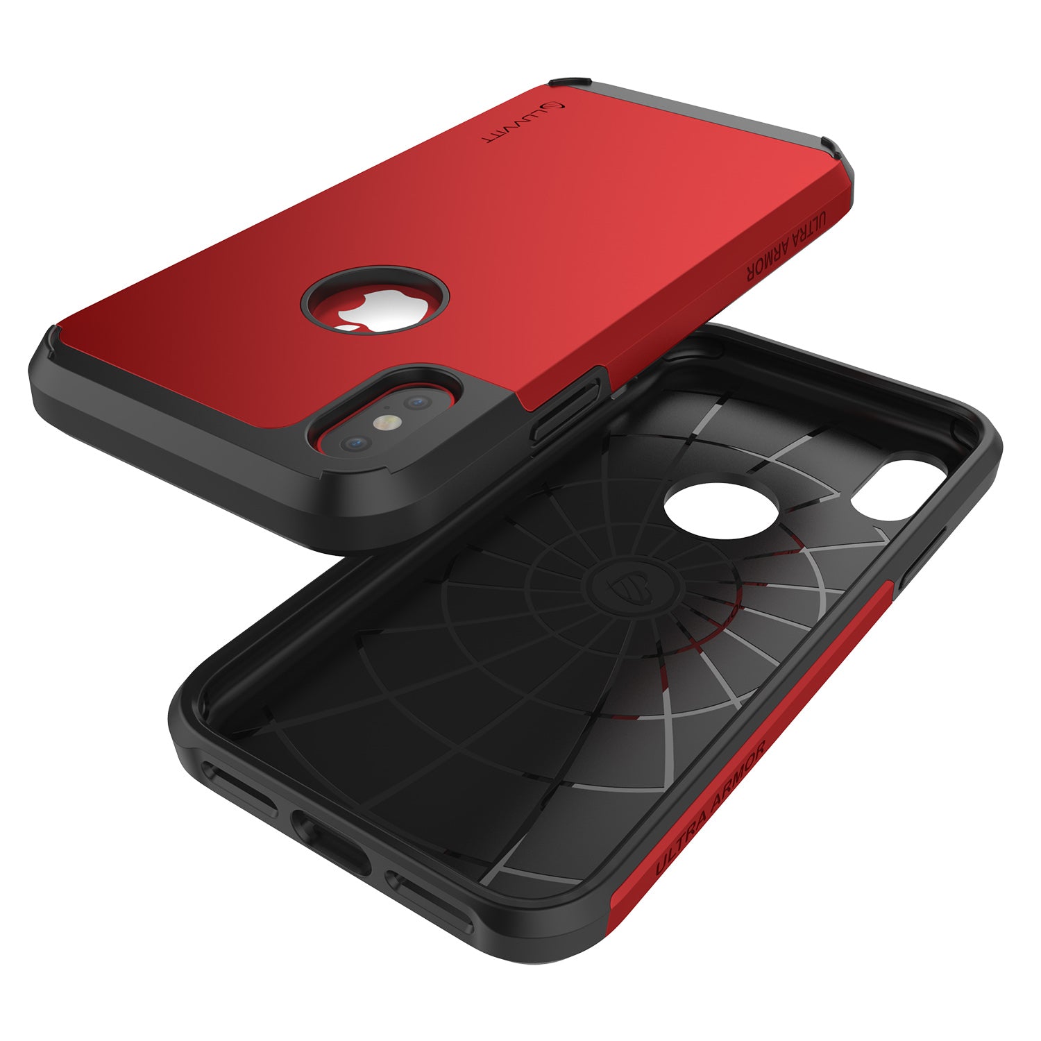 Luvvitt Ultra Armor Dual Layer Case for iPhone X / XS - Red