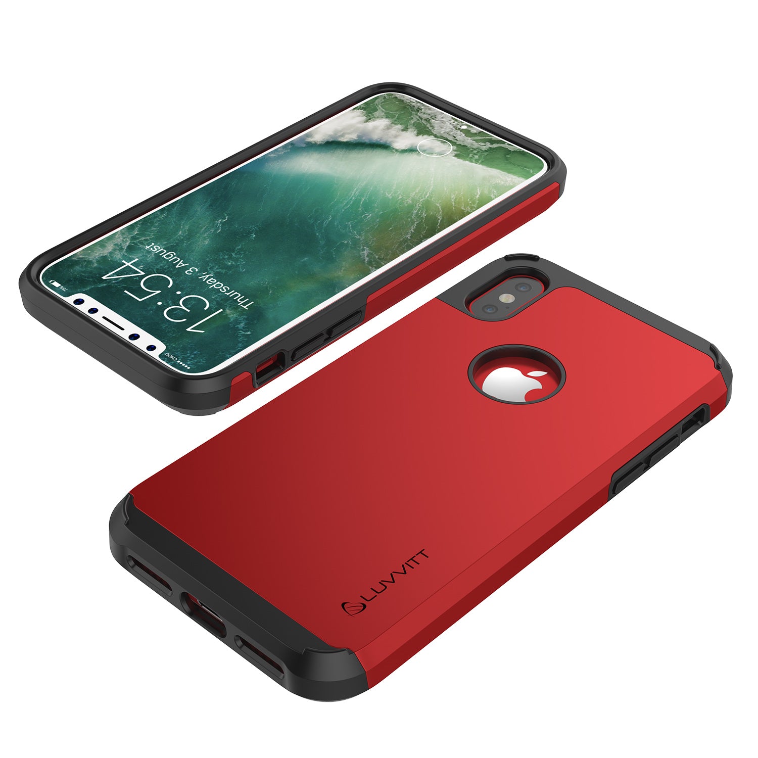 Luvvitt Ultra Armor Dual Layer Case for iPhone X / XS - Red