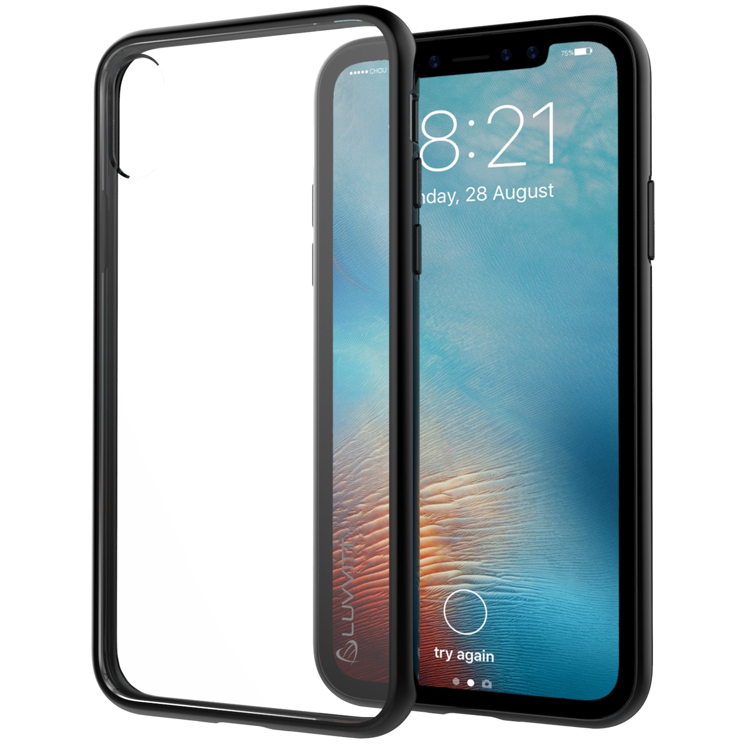 Luvvitt Clear View Hybrid Case for iPhone X / XS - Black