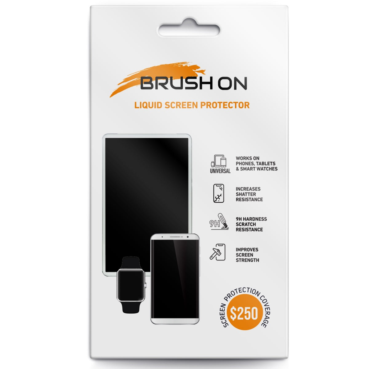 BRUSH ON Liquid Glass Screen Protector with $250 Coverage for All Devices