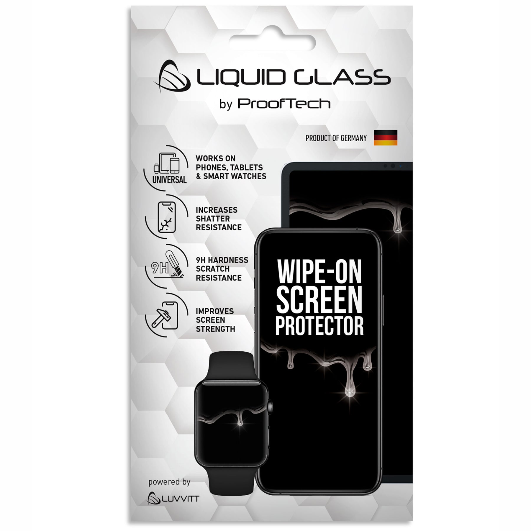 Official LIQUID GLASS Screen Protector Scratch and Shatter Resistant