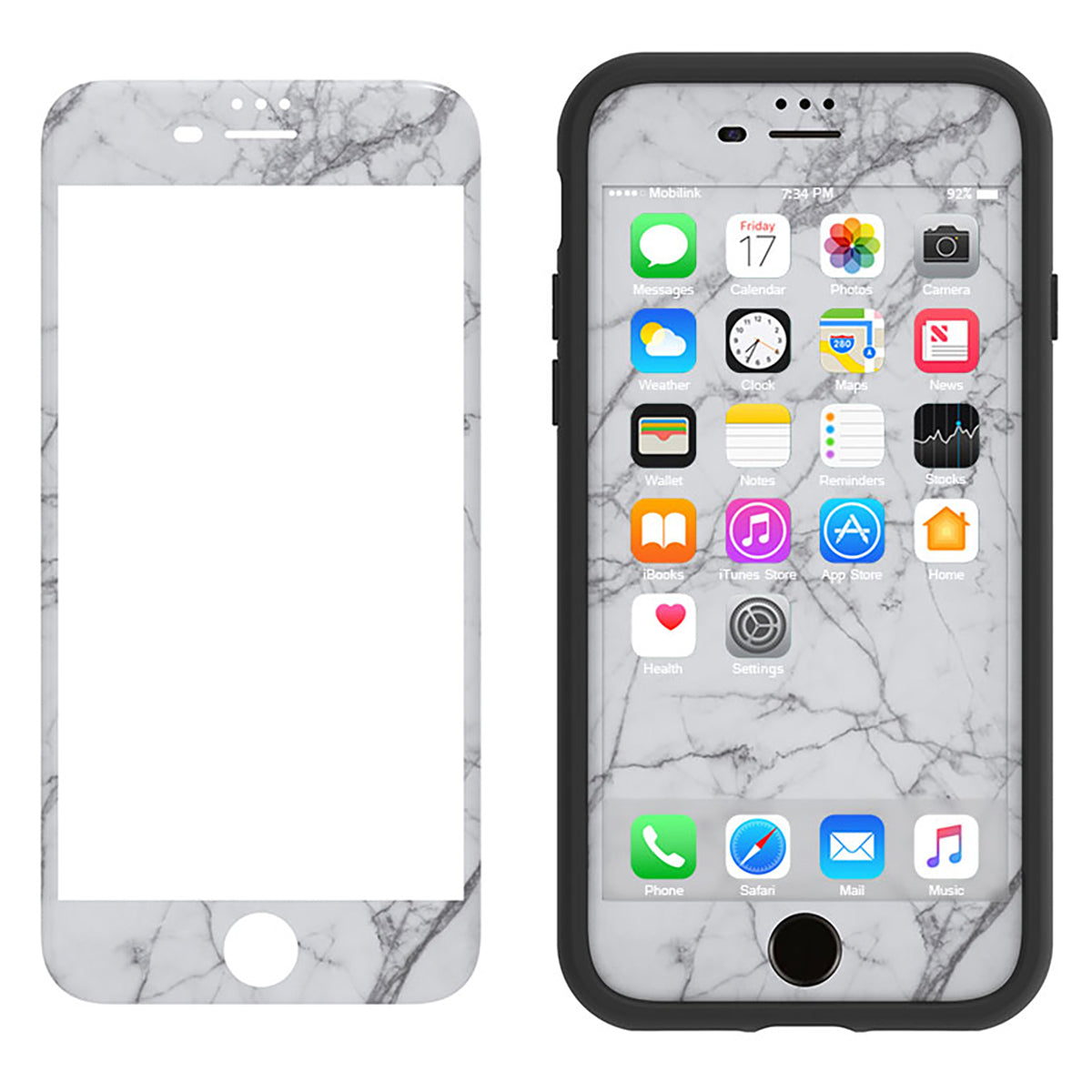 LUVVITT ARTOLOGY Tempered Glass Screen Protector for iPhone 7/8 Plus - P024