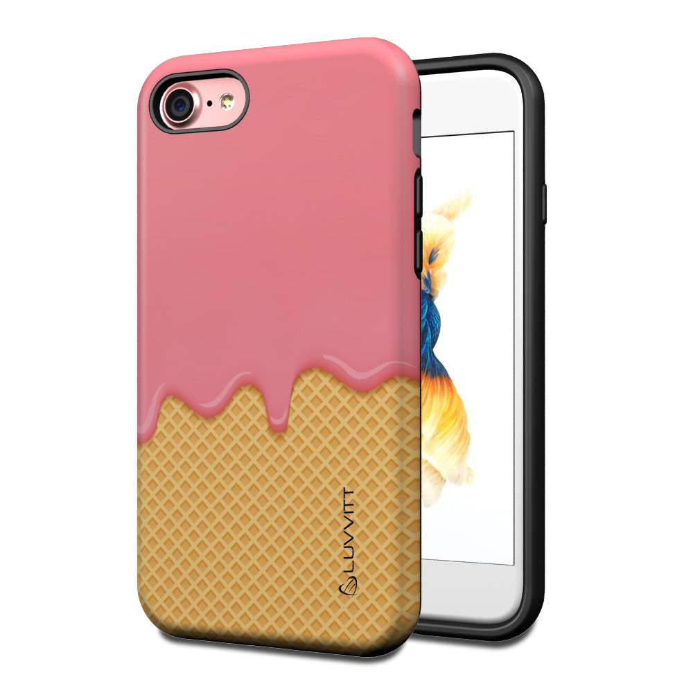 LUVVITT ARTOLOGY Case and Tempered Glass Set for iPhone 7/8 - Bundle R005