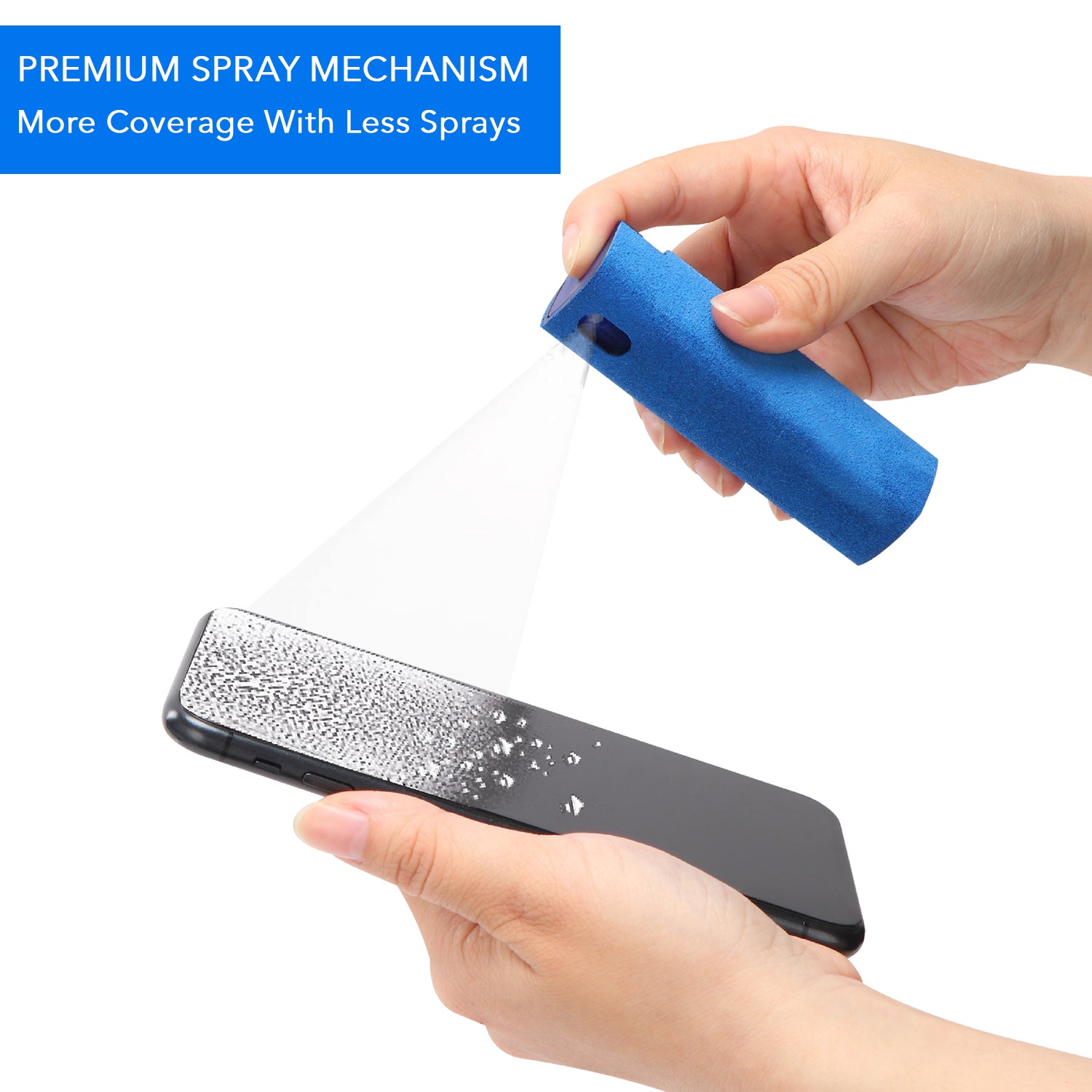 ProofTech Screen Cleaner All-in-One Spray and Microfiber Wipe for All Devices